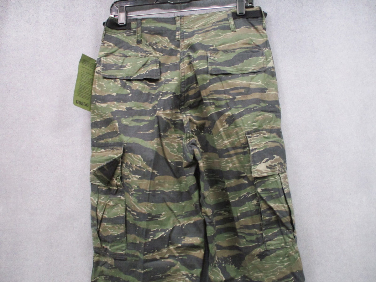 Rothco Vintage Vietnam Tiger Stripe Fatigue Pants Small Regular 100% Cotton NWT