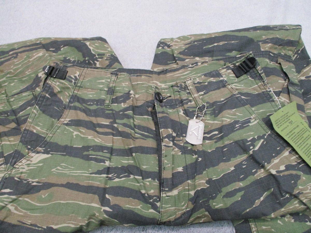 Rothco Vintage Vietnam Tiger Stripe Fatigue Pants Small Regular 100% Cotton NWT