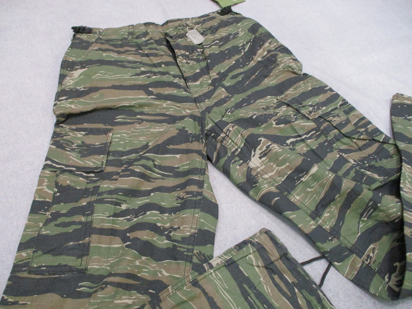 Rothco Vintage Vietnam Tiger Stripe Fatigue Pants Small Regular 100% Cotton NWT