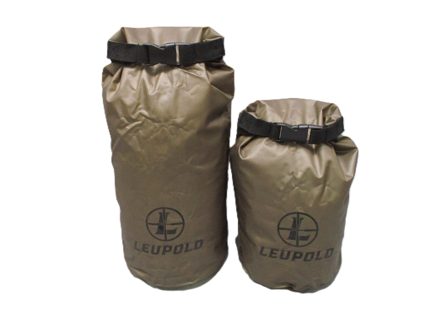 Leupold GO DRY 4L 8L Waterproof Roll-Top Gear Bags 2-Pack NOS 172612 172613