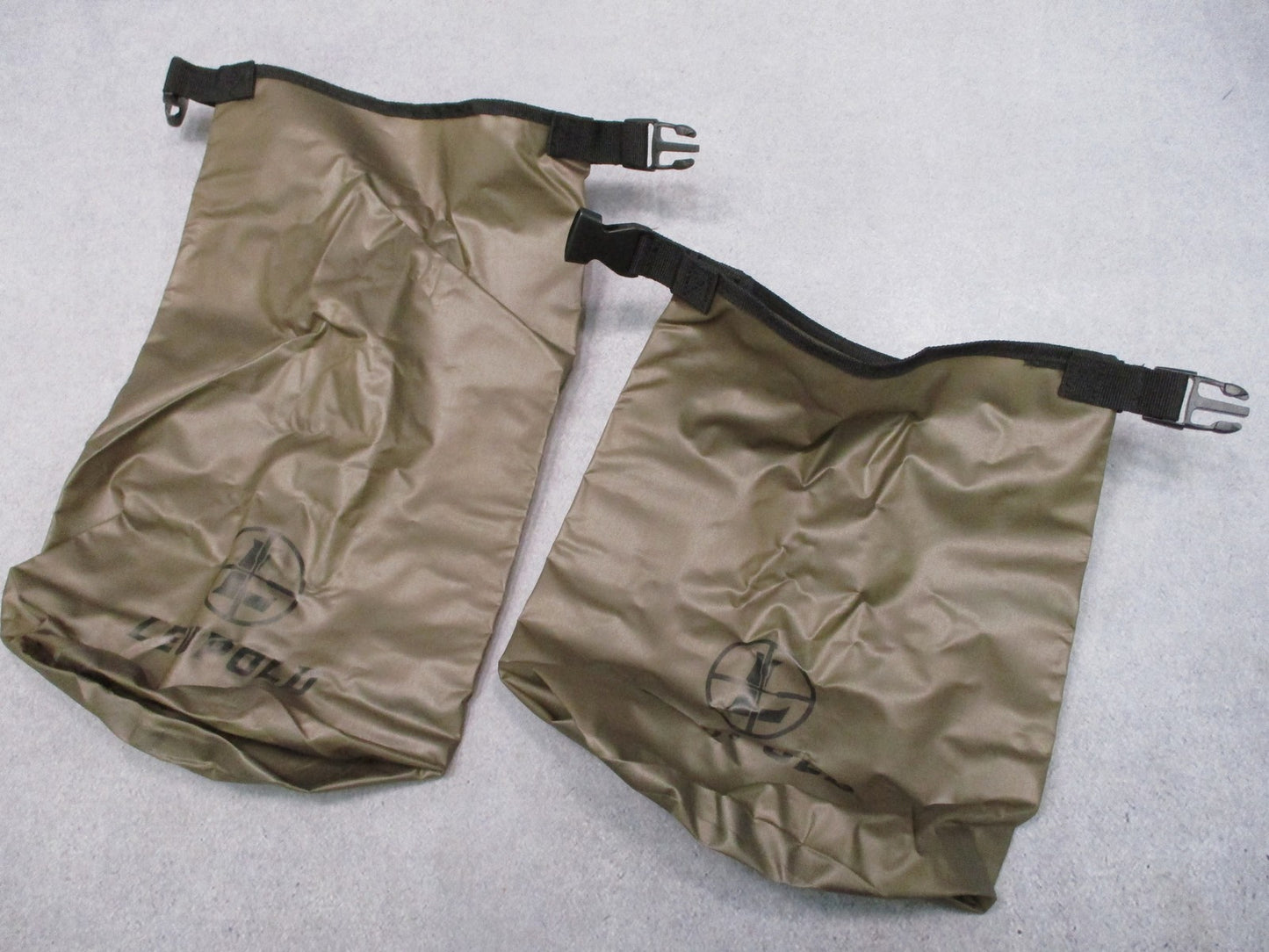 Leupold GO DRY 4L 8L Waterproof Roll-Top Gear Bags 2-Pack NOS 172612 172613