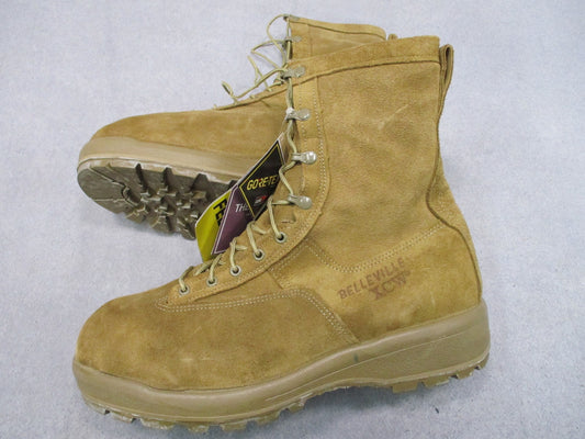 New Belleville C755 Extreme Cold Weather Boots Tan Suede GORE-TEX Size 13W USA
