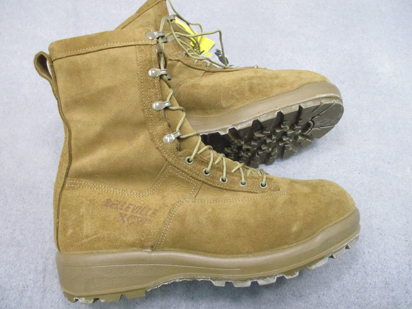 New Belleville C755 Extreme Cold Weather Boots Tan Suede GORE-TEX Size 13W USA