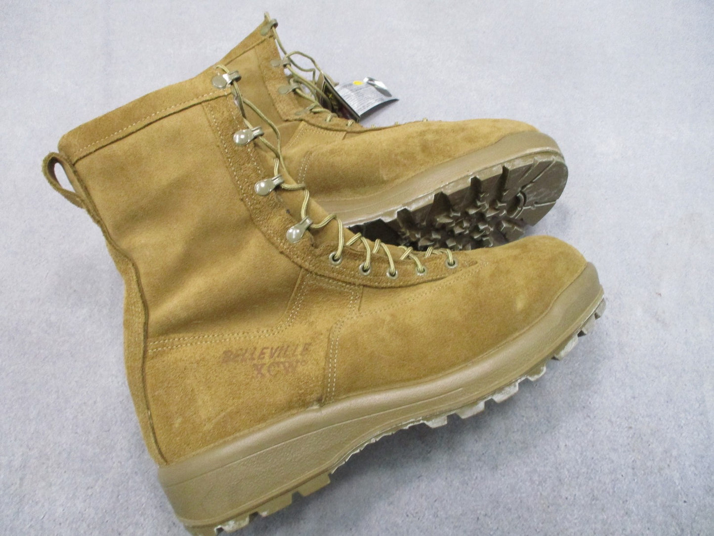 New Belleville C755 Extreme Cold Weather Boots Tan Suede GORE-TEX Size 13W USA