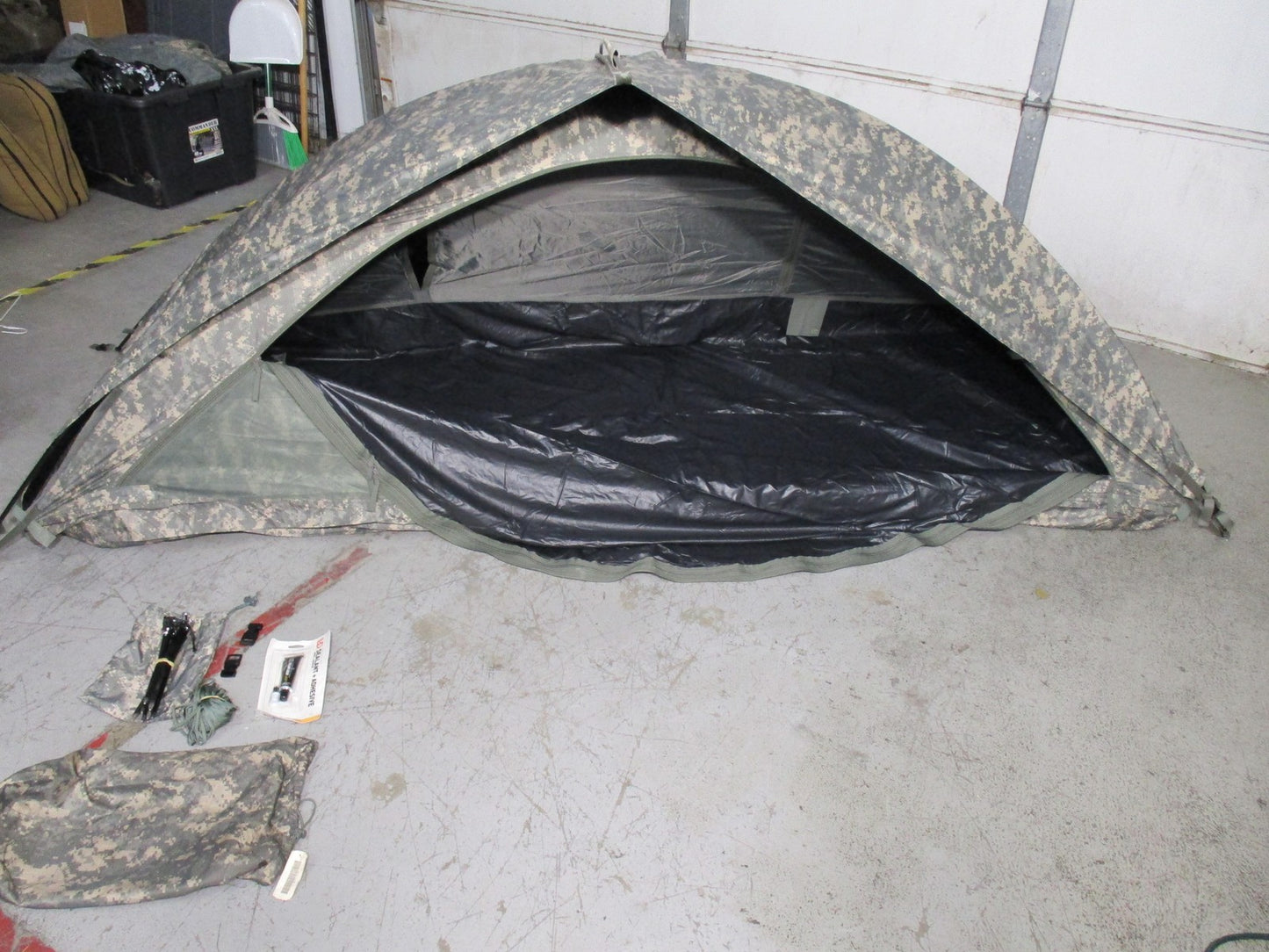 ORC IND. ICS ARMY ACU DIGITAL IMPROVED COMBAT SHELTER ONE MAN TENT BIVOUC HOOCH