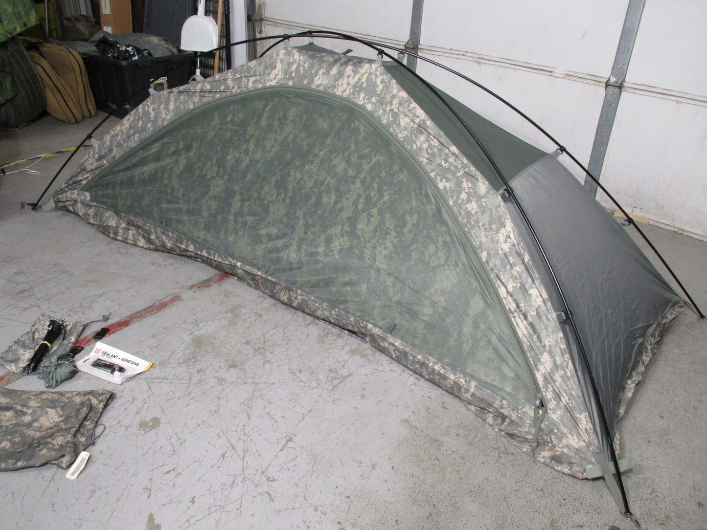 ORC IND. ICS ARMY ACU DIGITAL IMPROVED COMBAT SHELTER ONE MAN TENT BIVOUC HOOCH