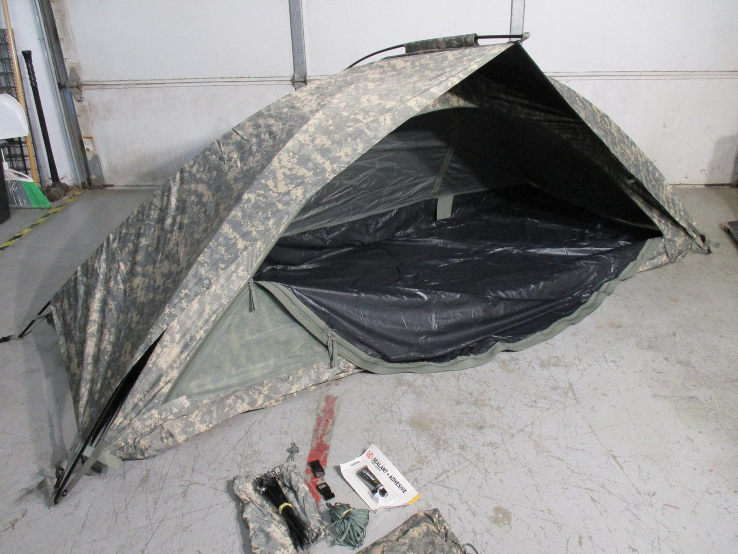 ORC IND. ICS ARMY ACU DIGITAL IMPROVED COMBAT SHELTER ONE MAN TENT BIVOUC HOOCH