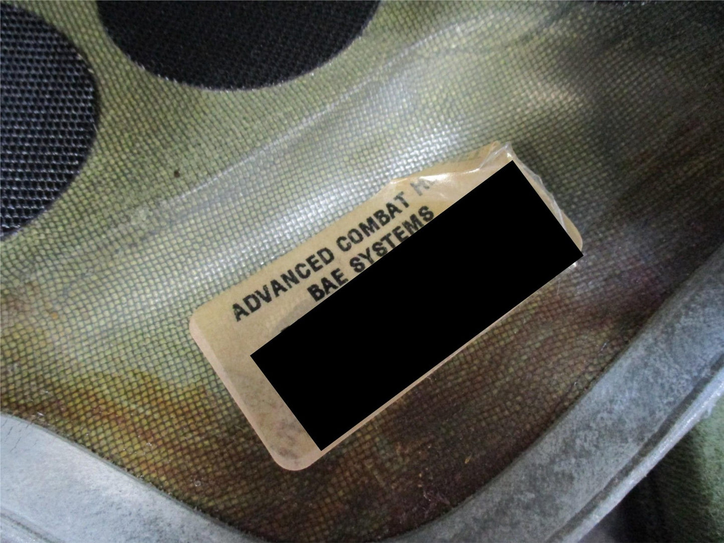 Advanced Combat Helmet ACH Size Medium Foliage Green w/ Pads & Chinstrap