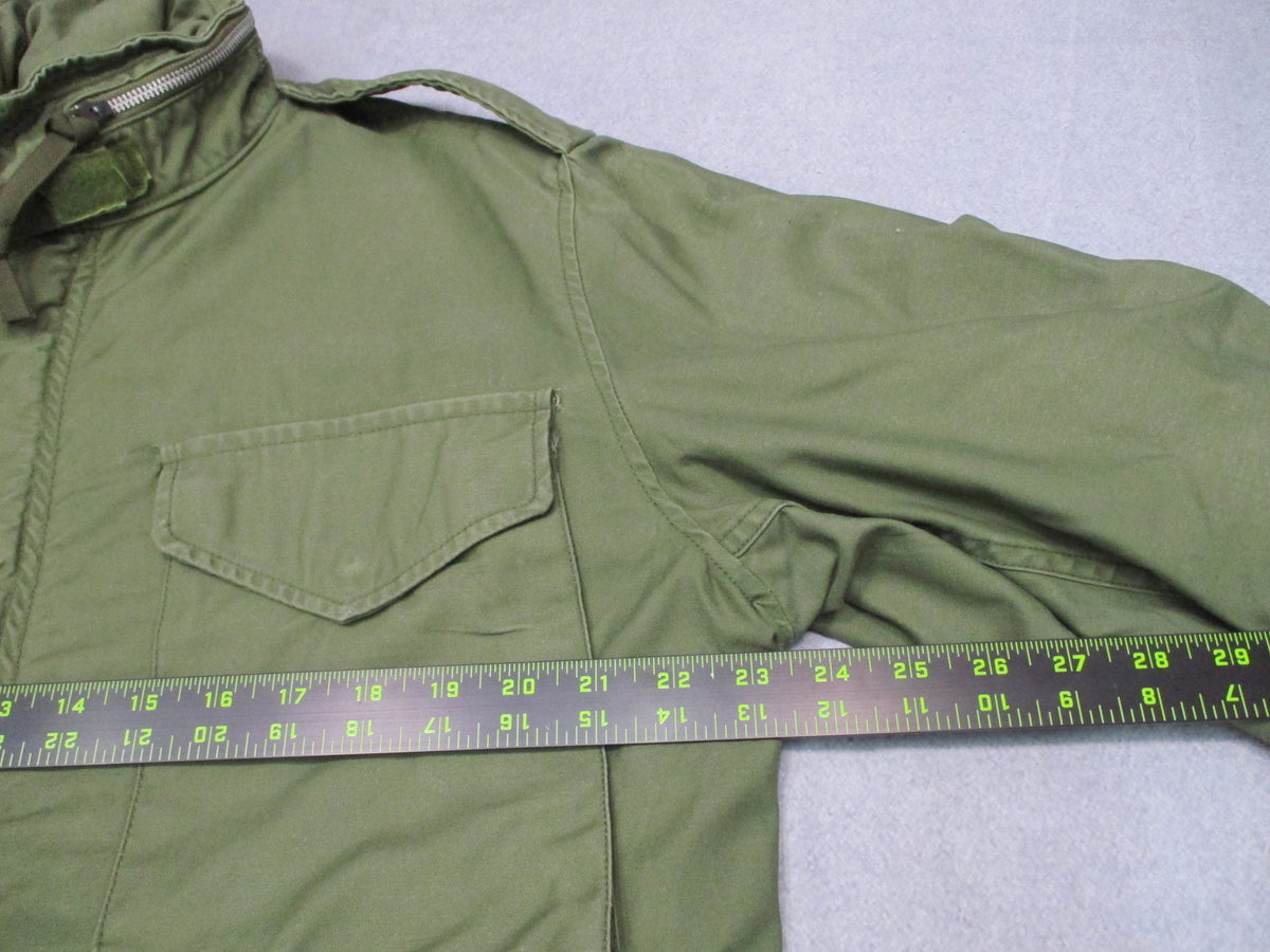 1969 Alpha Industries M-65 Field Jacket OG-107 Medium Long Vietnam Scovill