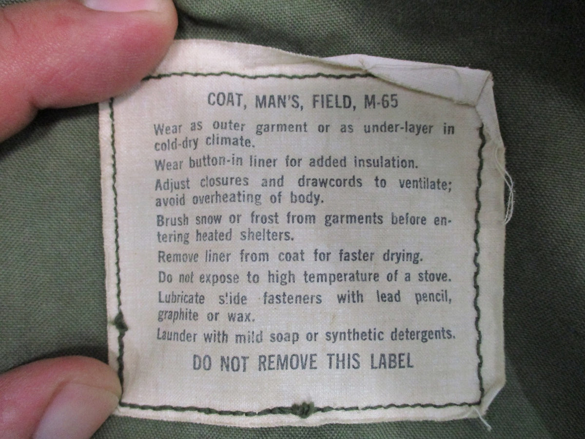 1969 Alpha Industries M-65 Field Jacket OG-107 Medium Long Vietnam Scovill