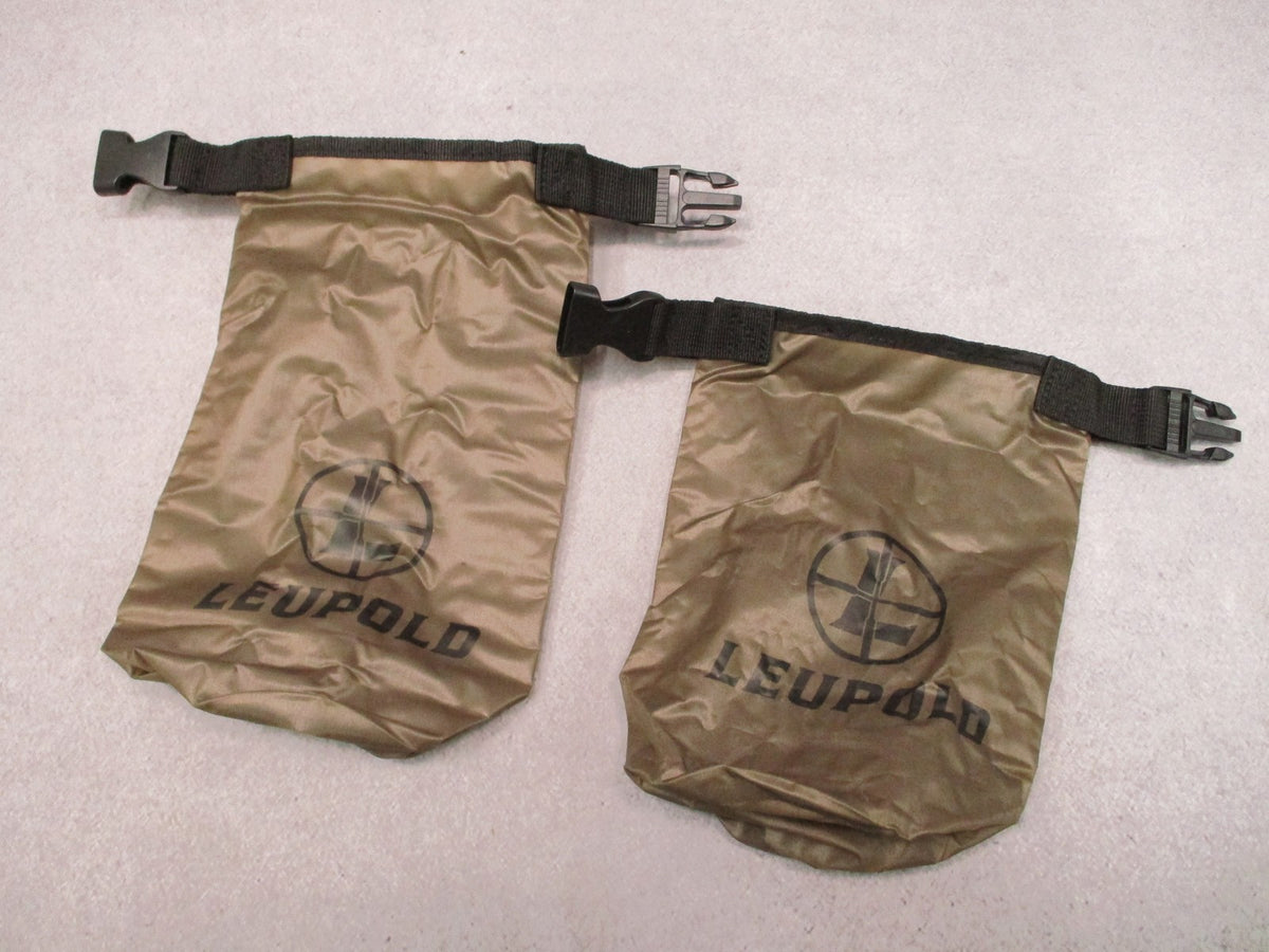 Leupold Go Dry Gear Sack Bundle 1L & 2L Rip-stop Nylon Roll-top Dry Bags
