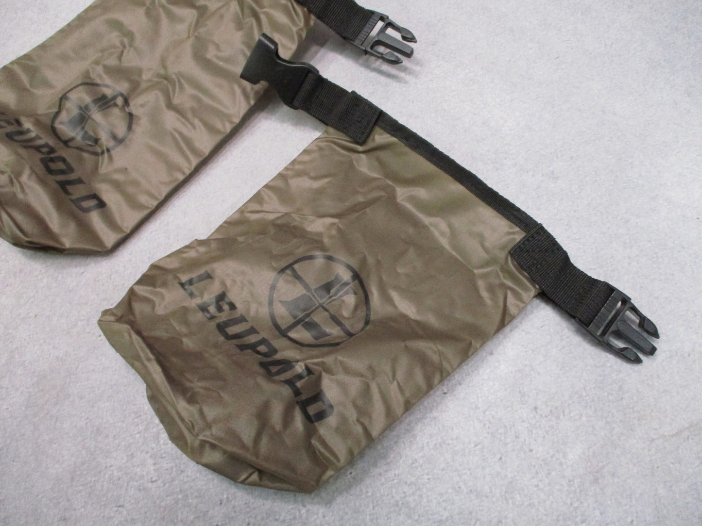 Leupold Go Dry Gear Sack Bundle 1L & 2L Rip-stop Nylon Roll-top Dry Bags