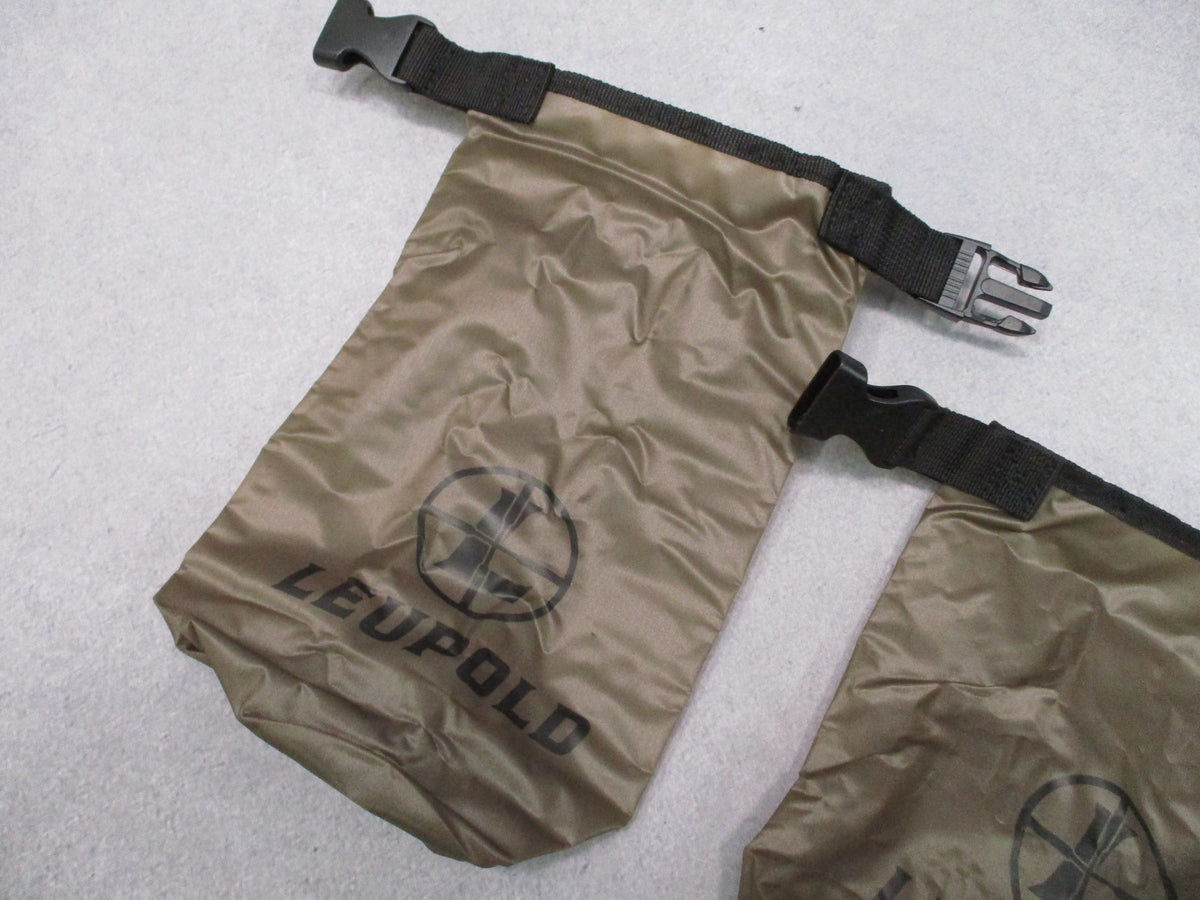 Leupold Go Dry Gear Sack Bundle 1L & 2L Rip-stop Nylon Roll-top Dry Bags