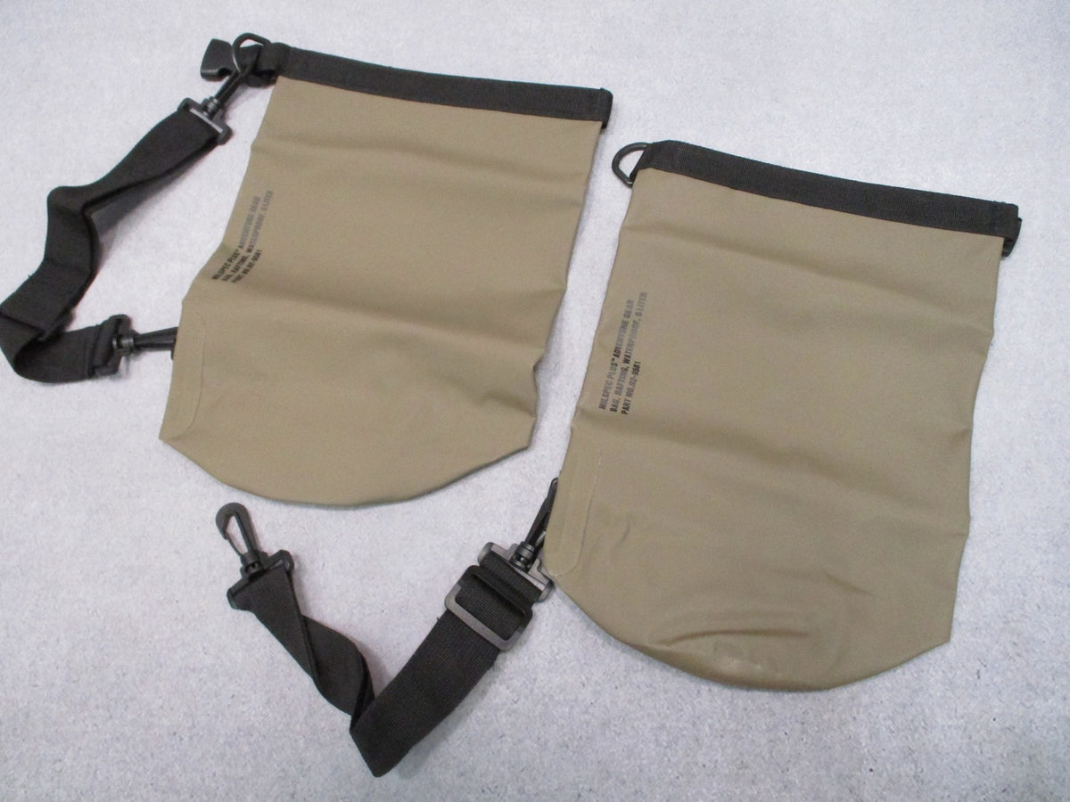 2x Milspec Plus 6L Waterproof Rafting Bag Dry Sack Khaki Adventure Gear 02-9581
