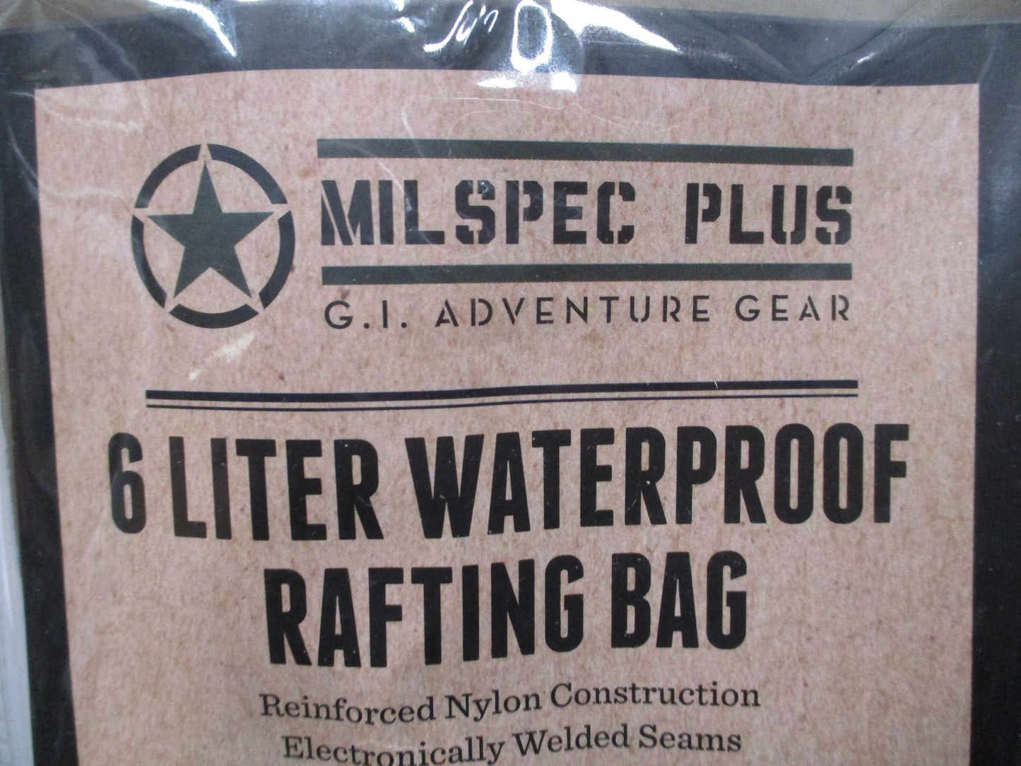 2x Milspec Plus 6L Waterproof Rafting Bag Dry Sack Khaki Adventure Gear 02-9581