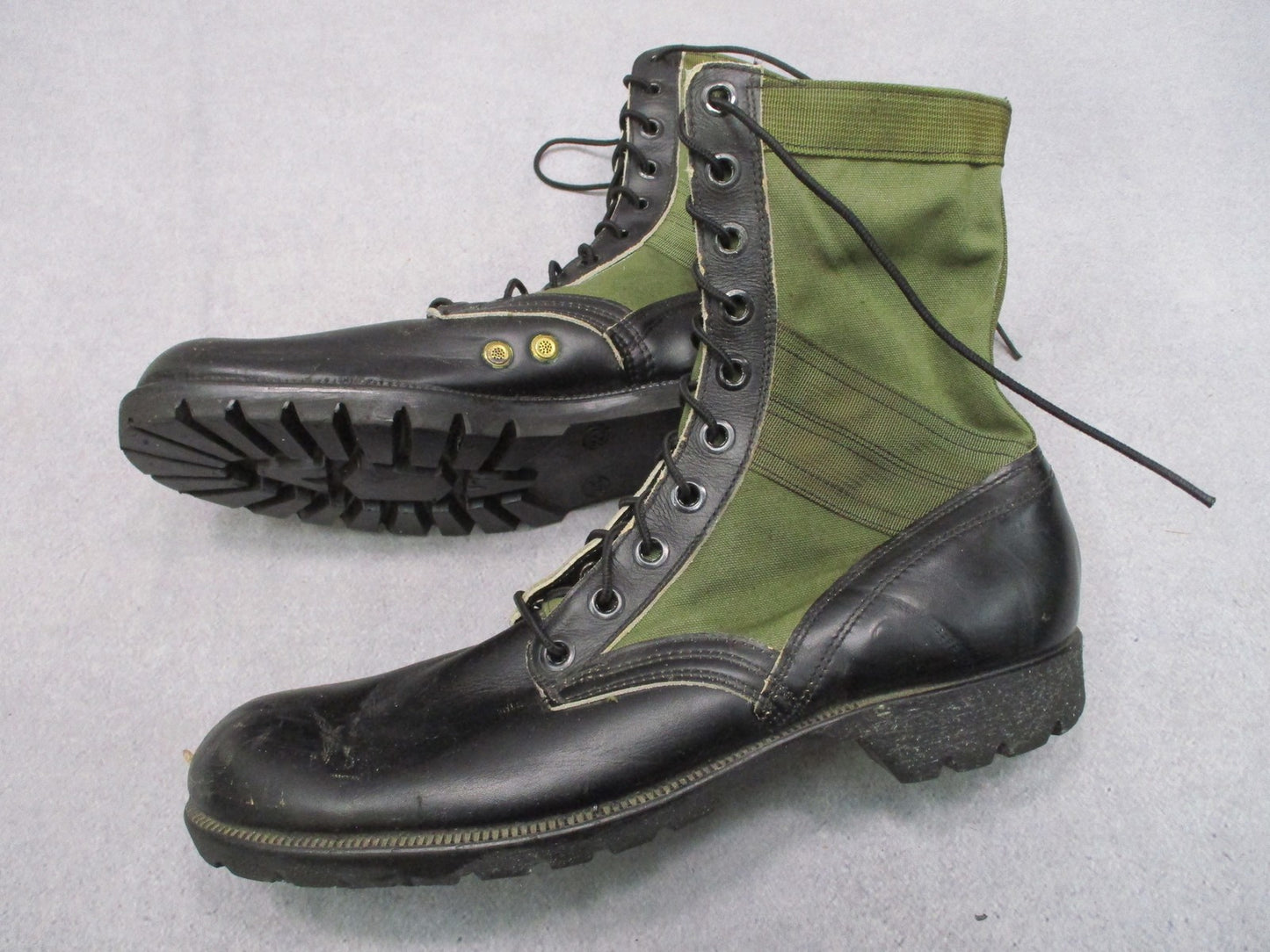Vintage US Military Jungle Spike Protective Boots Size 13 XN Genesco Surplus