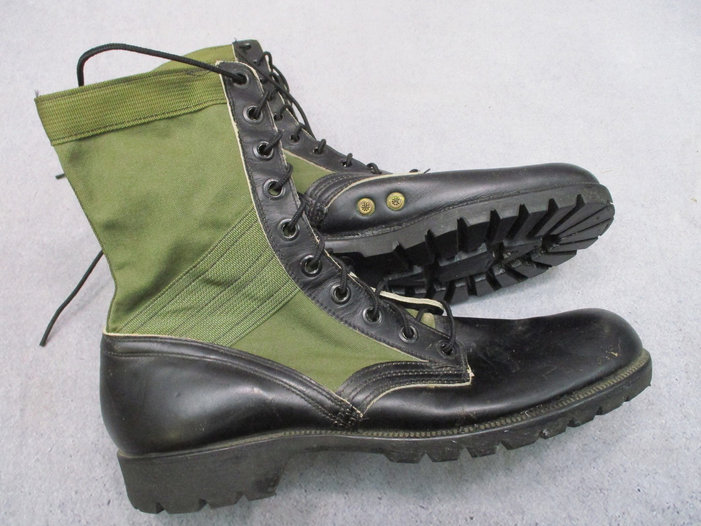 Vintage US Military Jungle Spike Protective Boots Size 13 XN Genesco Surplus