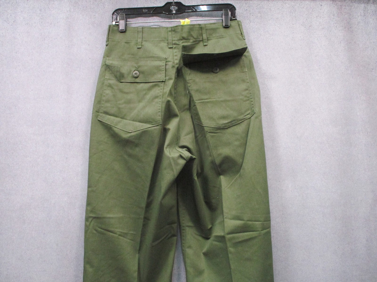 Vintage US Military OG-507 Utility Trousers Olive Green Size 30x34 Glenn Berry