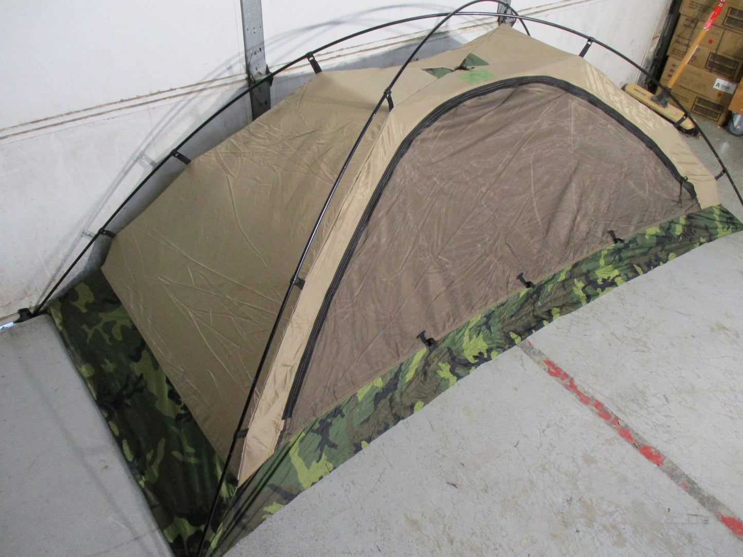 Eureka! TCOP Military Tent SPM100-05-D-6059 Camo w/ Bag Poles Stakes Repair Kit