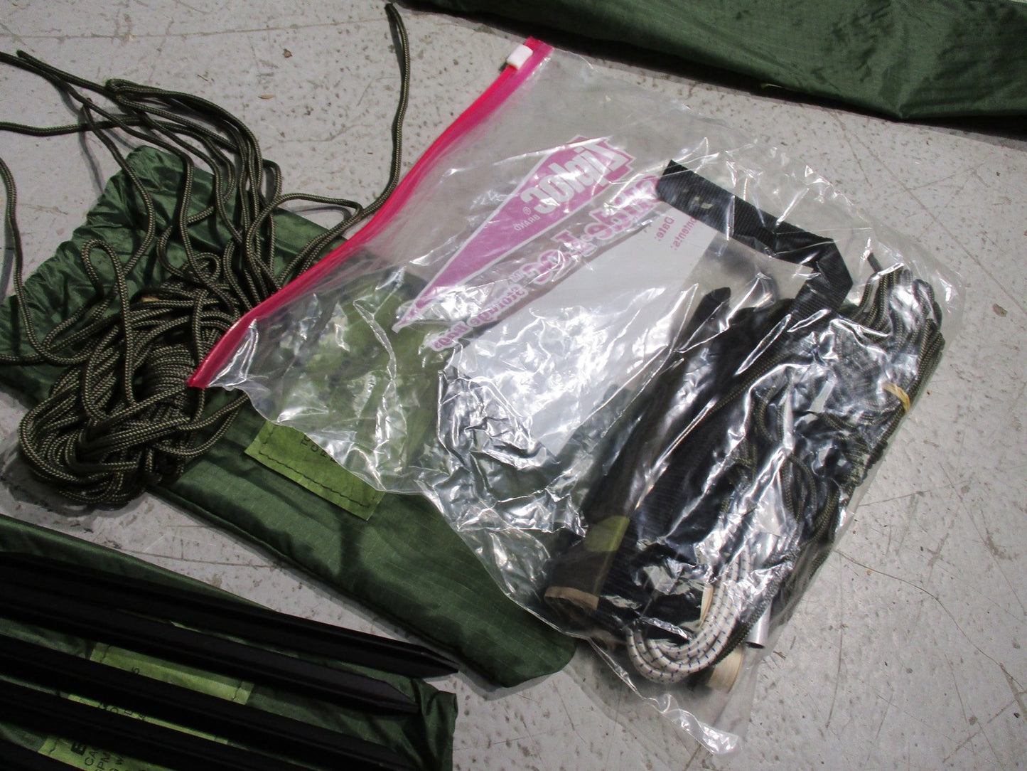Eureka! TCOP Military Tent SPM100-05-D-6059 Camo w/ Bag Poles Stakes Repair Kit