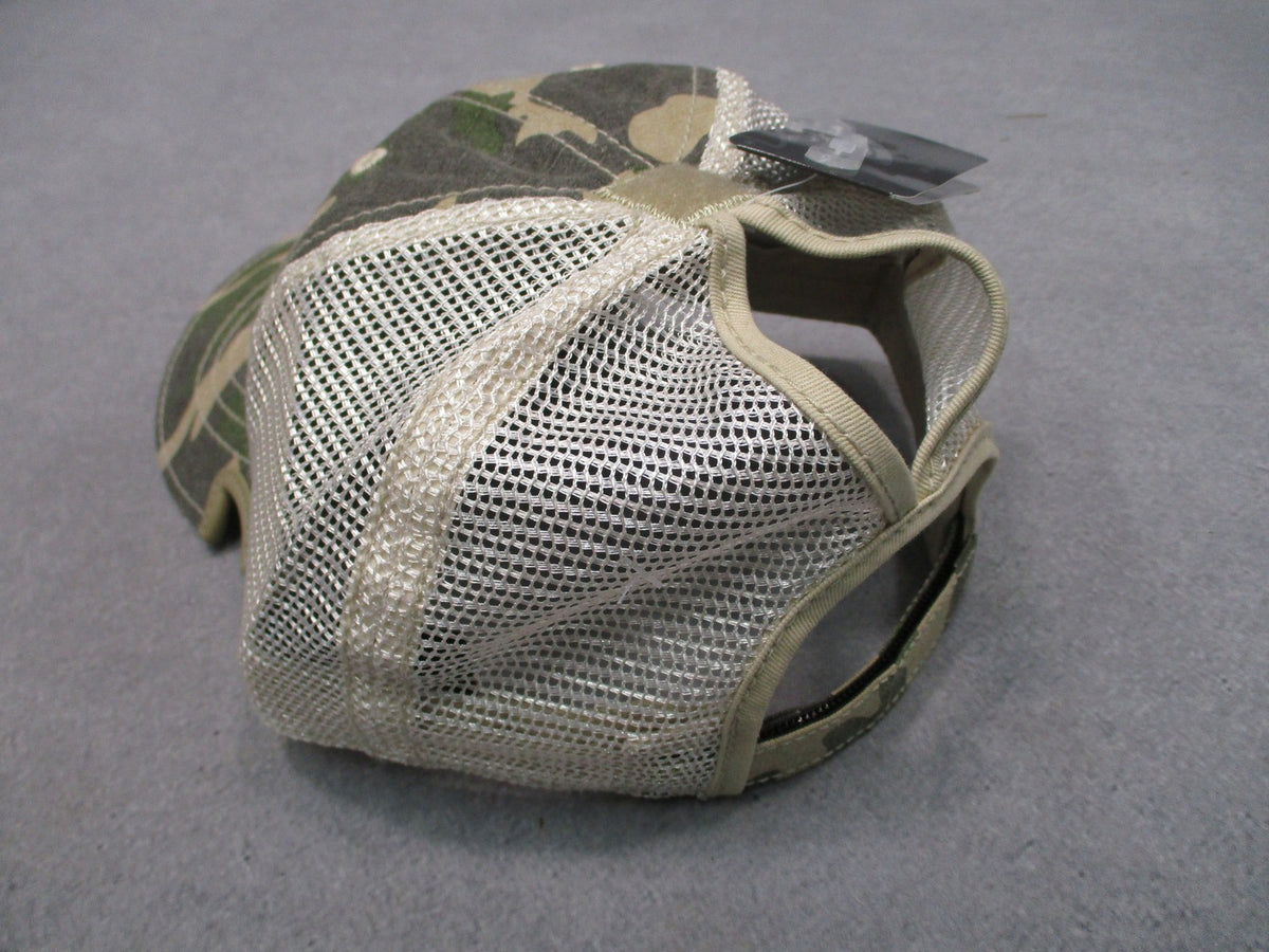 Notch Gear Camo Ponytail Baseball Cap Patented Notch Mesh Hat NWT