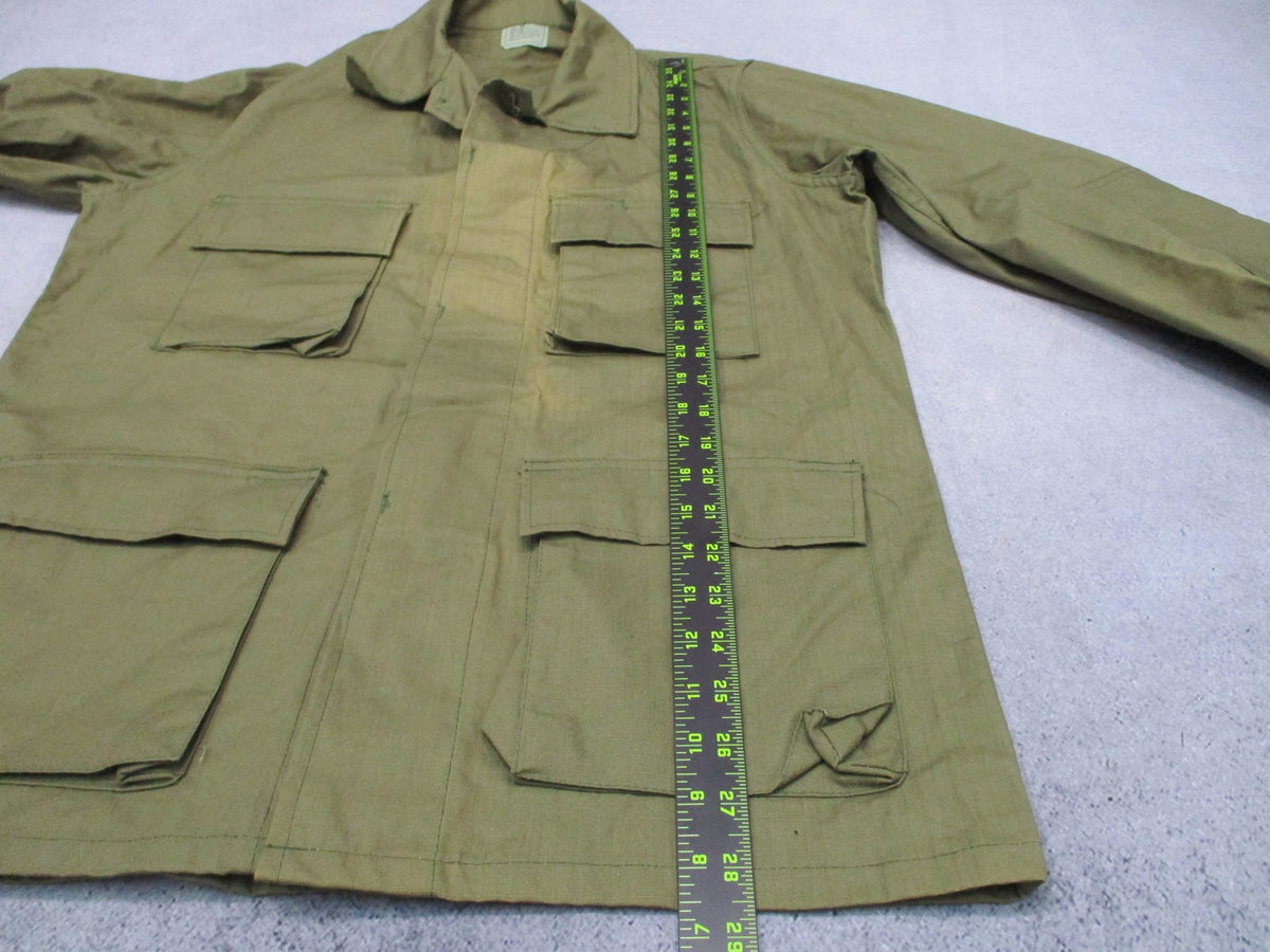 Vintage US Military OG-107 Combat Coat Small Long Ladiga 100% Cotton USA