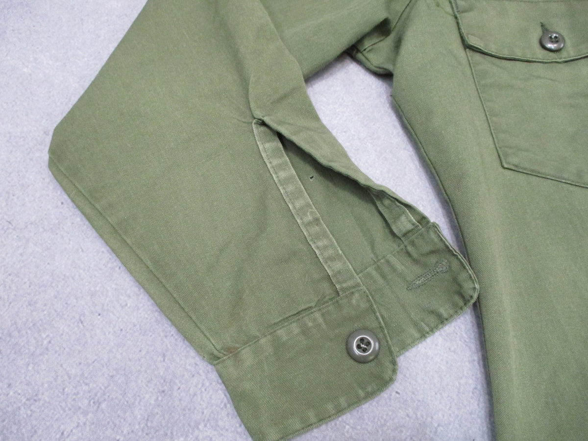 US Army OG-107 Utility Shirt Air Defense Artillery Center & School Vietnam