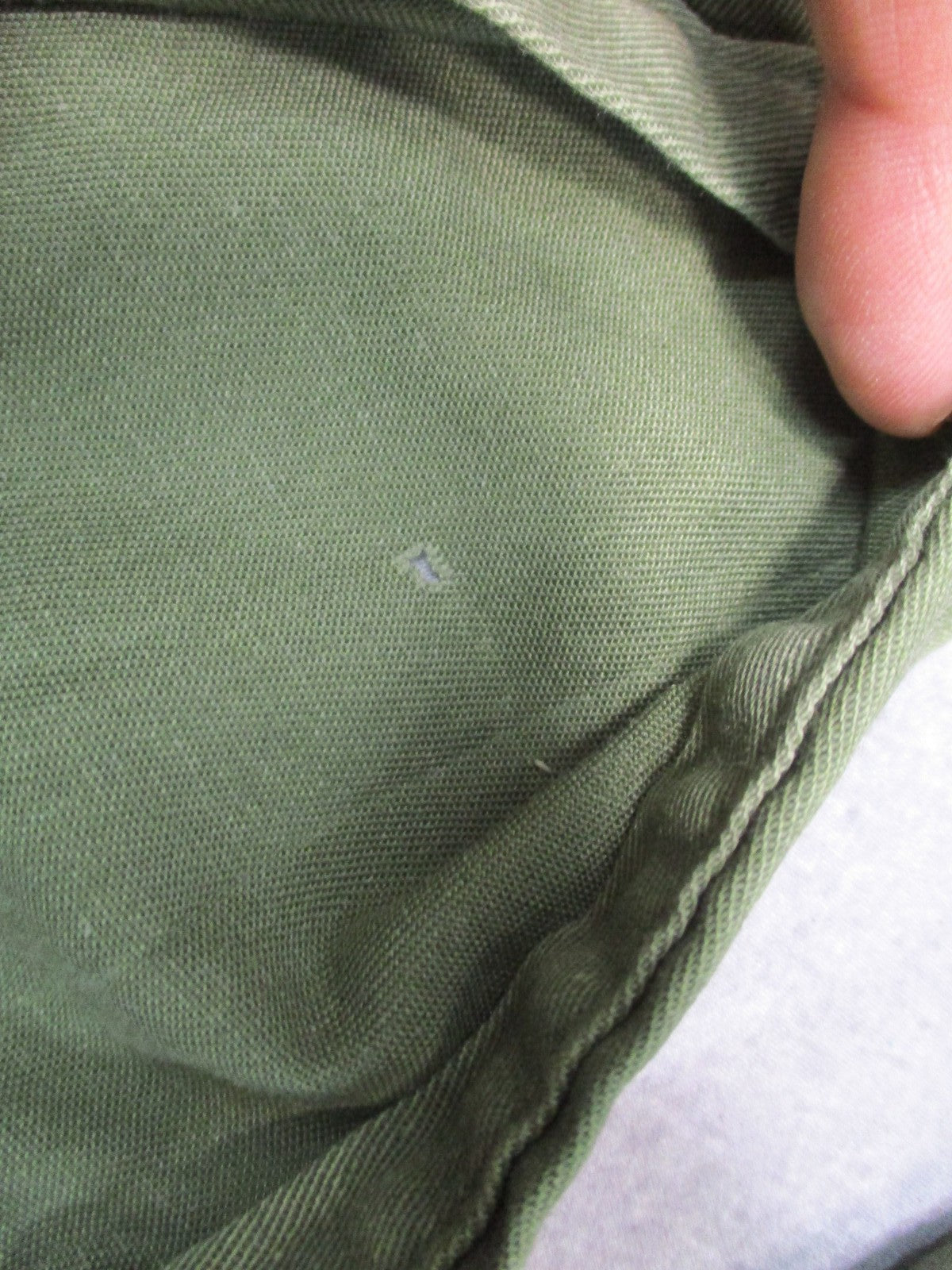 US Army OG-107 Utility Shirt Air Defense Artillery Center & School Vietnam