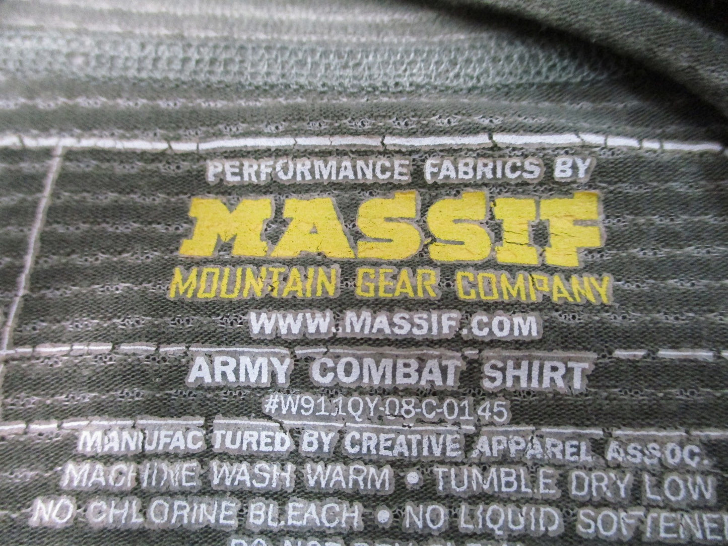 Massif Army Combat Shirt UCP Camo Medium Flame Resistant Tactical Shirt
