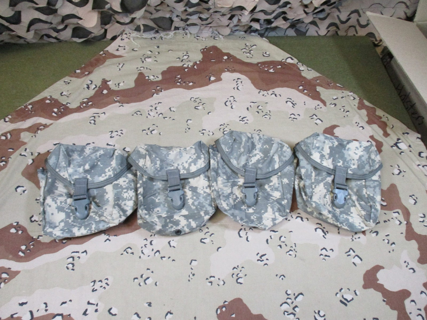 4x US Military Issue UCP MOLLE IFAK Pouch Digital Camo 6545-01-538-2071