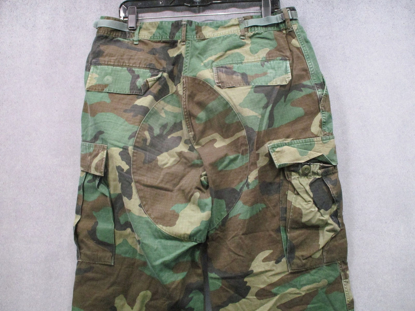 Vintage US Military Woodland Camo BDU Pants Trousers Medium Regular 100% Cotton