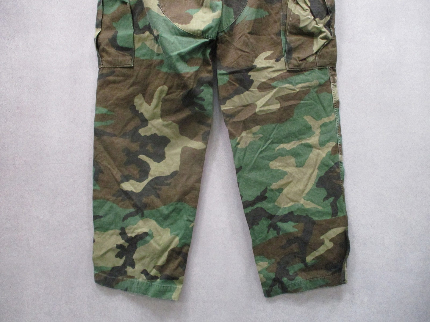 Vintage US Military Woodland Camo BDU Pants Trousers Medium Regular 100% Cotton