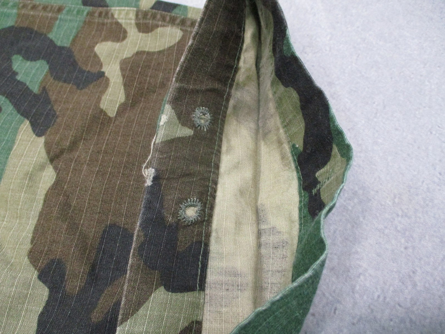 Vintage US Military Woodland Camo BDU Pants Trousers Medium Regular 100% Cotton