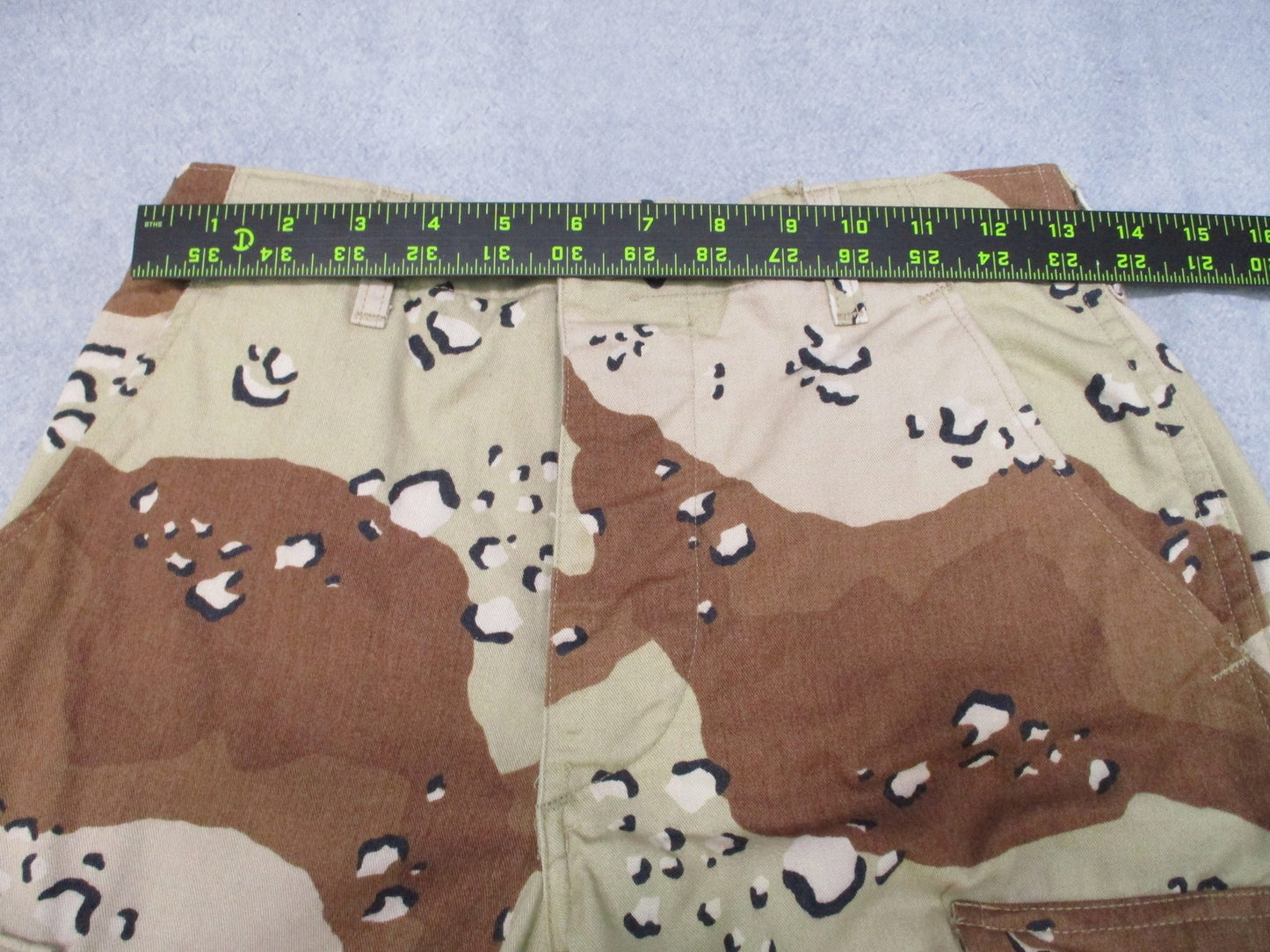 USGI 6 Color Desert Chocolate Chip BDU Trousers X-Small Regular 8415-01-102-6797