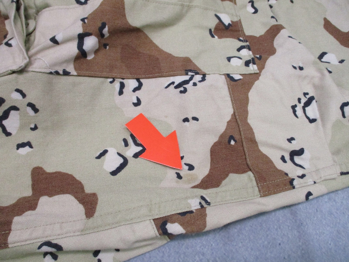 USGI 6 Color Desert Chocolate Chip BDU Trousers X-Small Regular 8415-01-102-6797