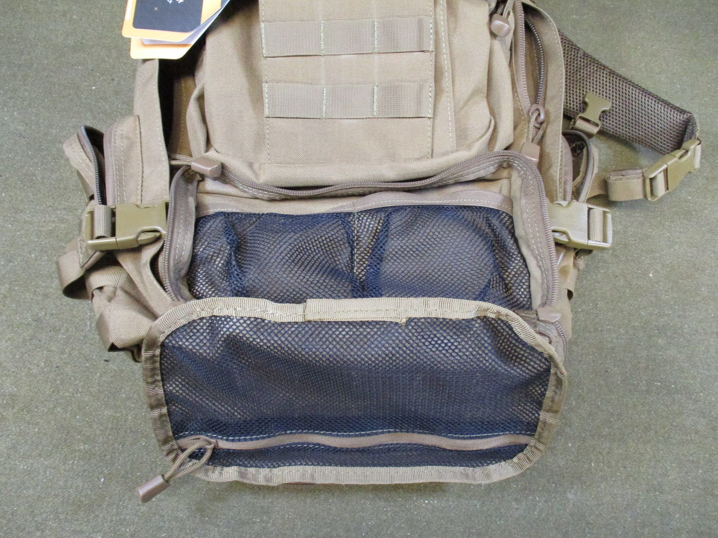 New Condor Convoy Tactical Backpack Coyote Tan MOLLE Modular Assault Pack