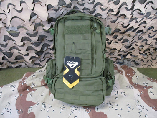 Condor Convoy Pack Tactical Backpack Olive Drab MOLLE Modular Assault Bag