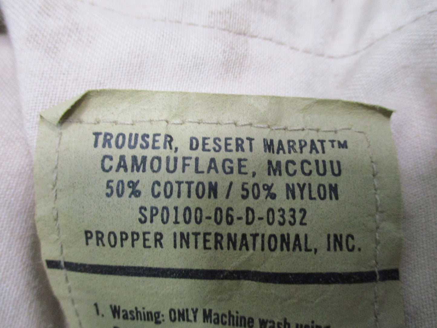 USGI USMC Desert MARPAT MCCUU Trousers Small Regular 8415-01-527-2042 Propper