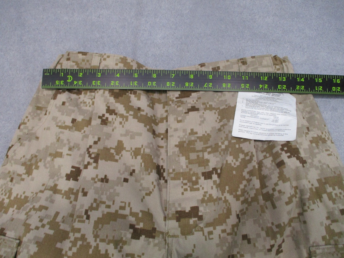 USGI USMC Desert MARPAT MCCUU Trousers Small Regular 8415-01-527-2042 Propper