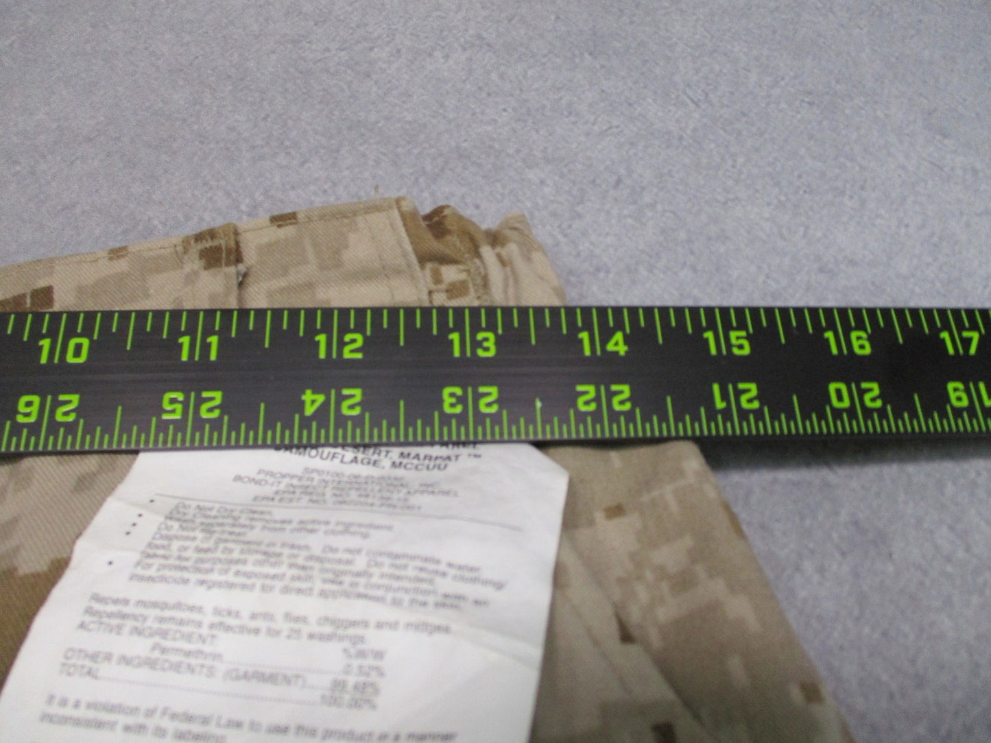 USGI USMC Desert MARPAT MCCUU Trousers Small Regular 8415-01-527-2042 Propper