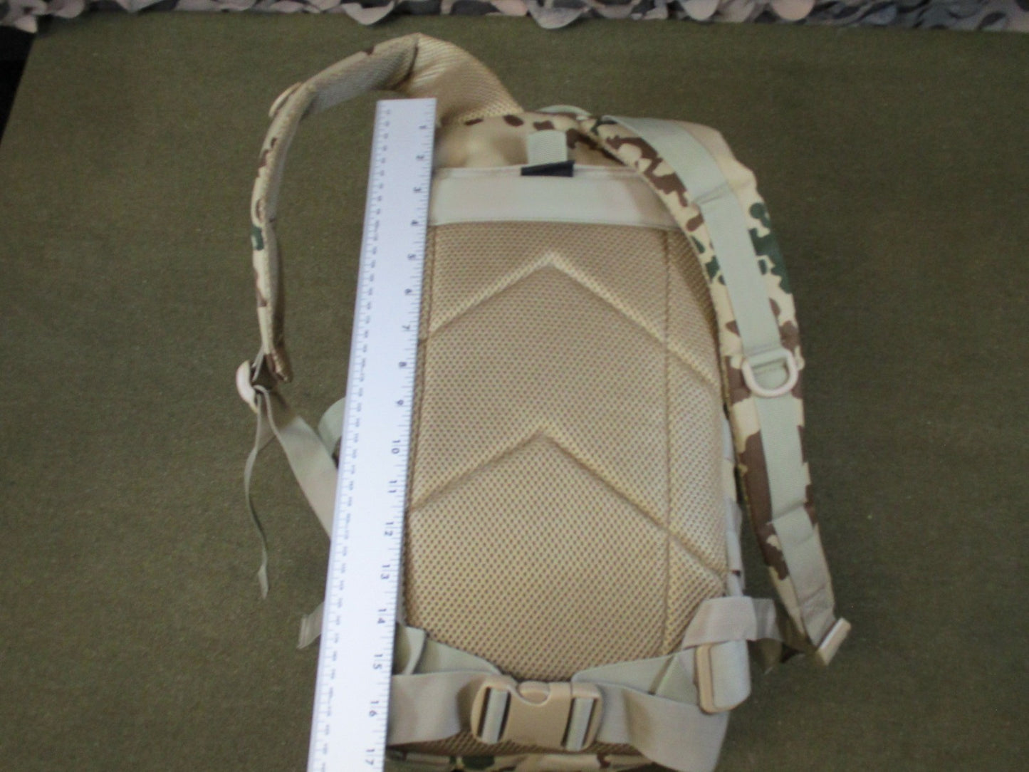 Mil-Tec Assault Pack Small Tactical MOLLE Backpack Desert Camo Tropentarn