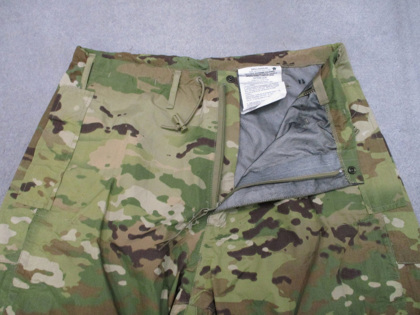 USGI ECWCS Gen III Level 6 Scorpion OCP Trousers Small Regular 8415-01-641-1793