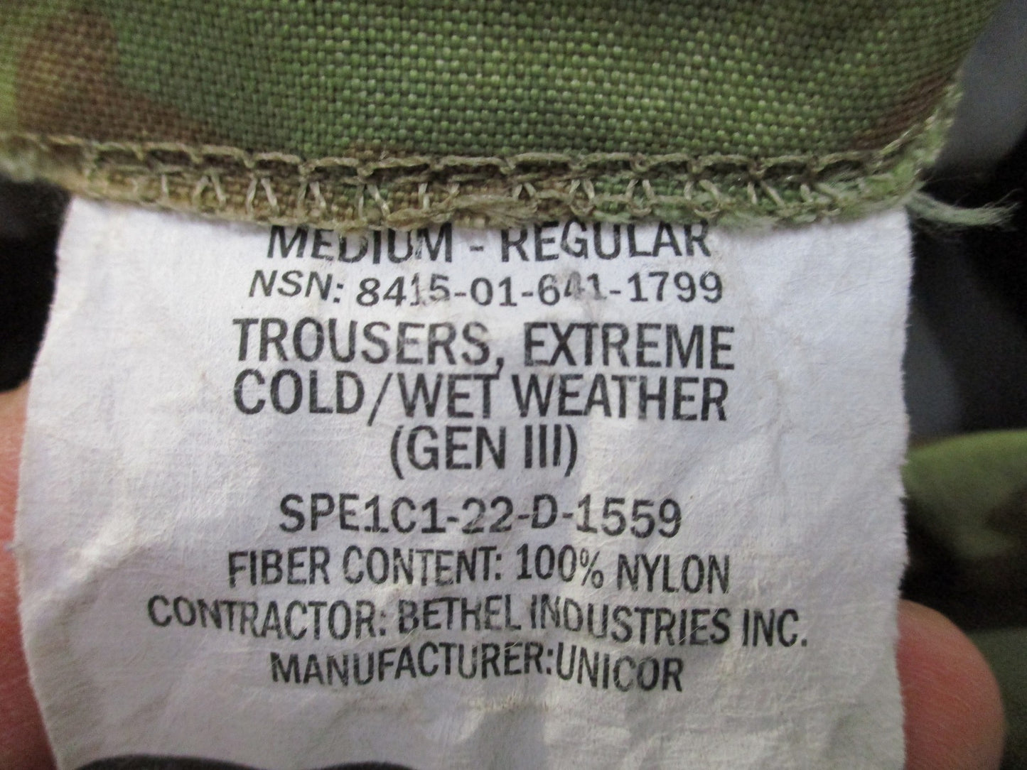 USGI ECWCS Gen III Level 6 Scorpion OCP Trousers Medium Regular 8415-01-641-1799