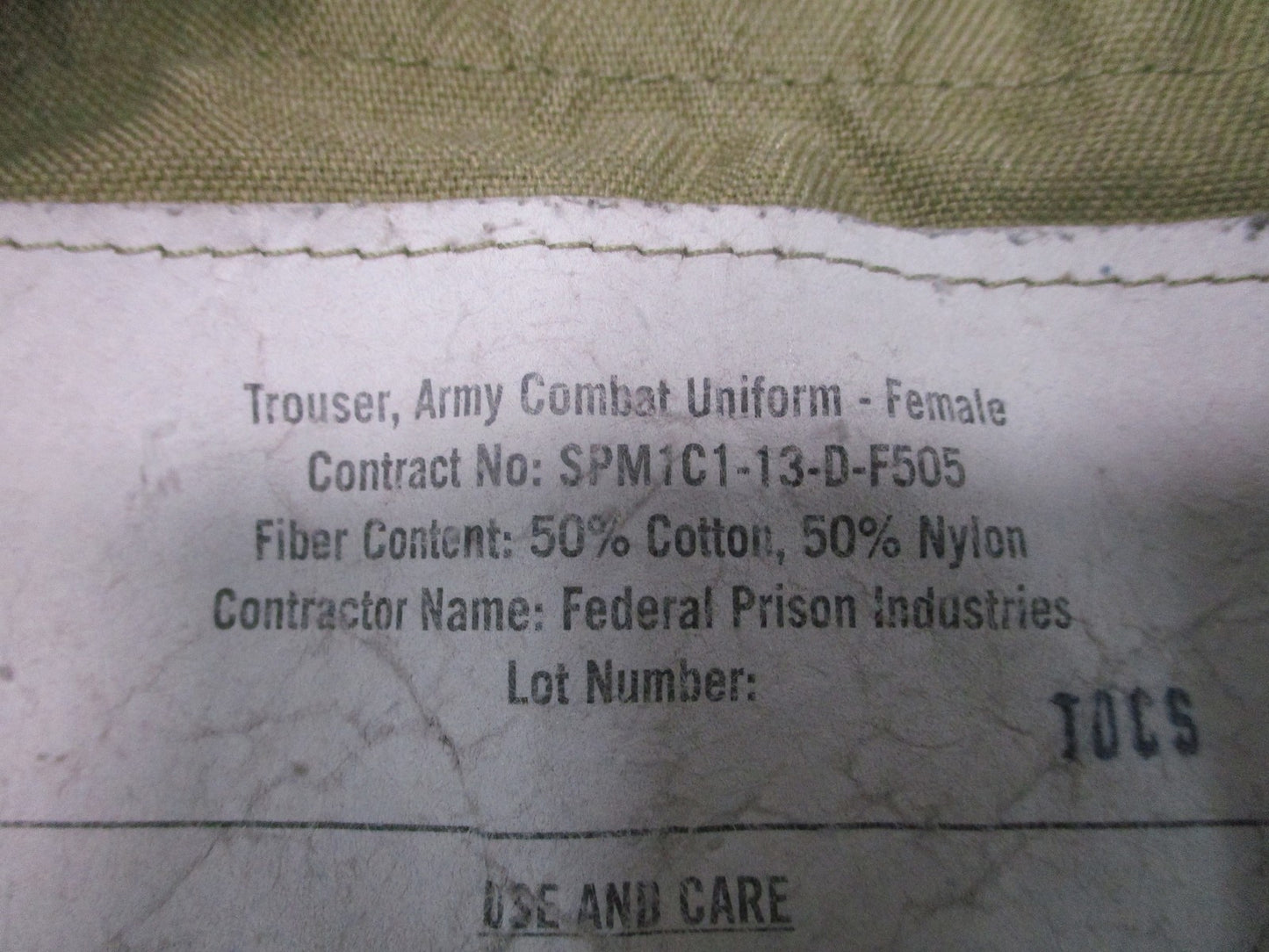 USGI Female Army Combat Pants Scorpion OCP Ripstop ACU Trousers 8415-01-623-3396