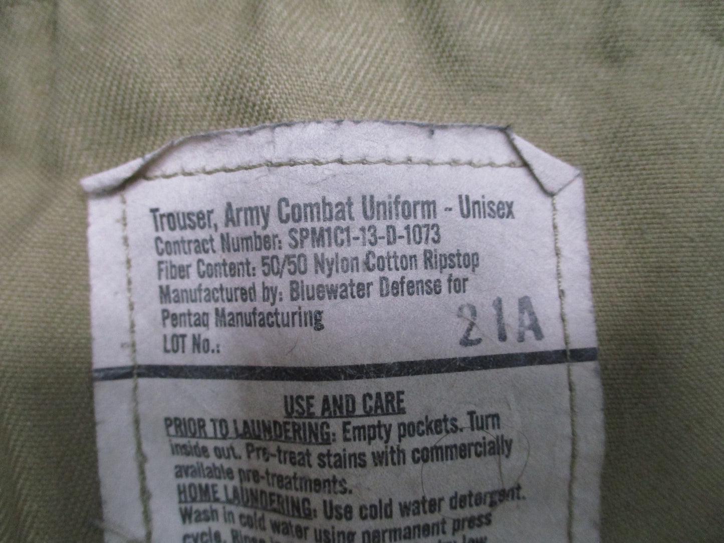 Genuine US Army OCP ACU Trousers Large X-Long Scorpion W2 Combat Uniform Pants