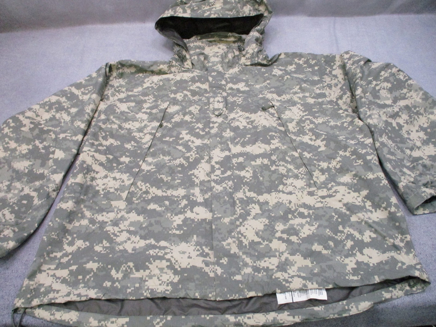 US Army ECWCS Gen III Level 6 Jacket UCP Digital Camo Waterproof Shell XXL-L