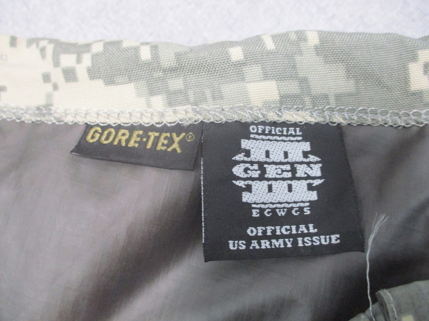 USGI ECWCS Gen III Level 6 Gore-Tex Trousers UCP Large Regular 8415-01-538-6677