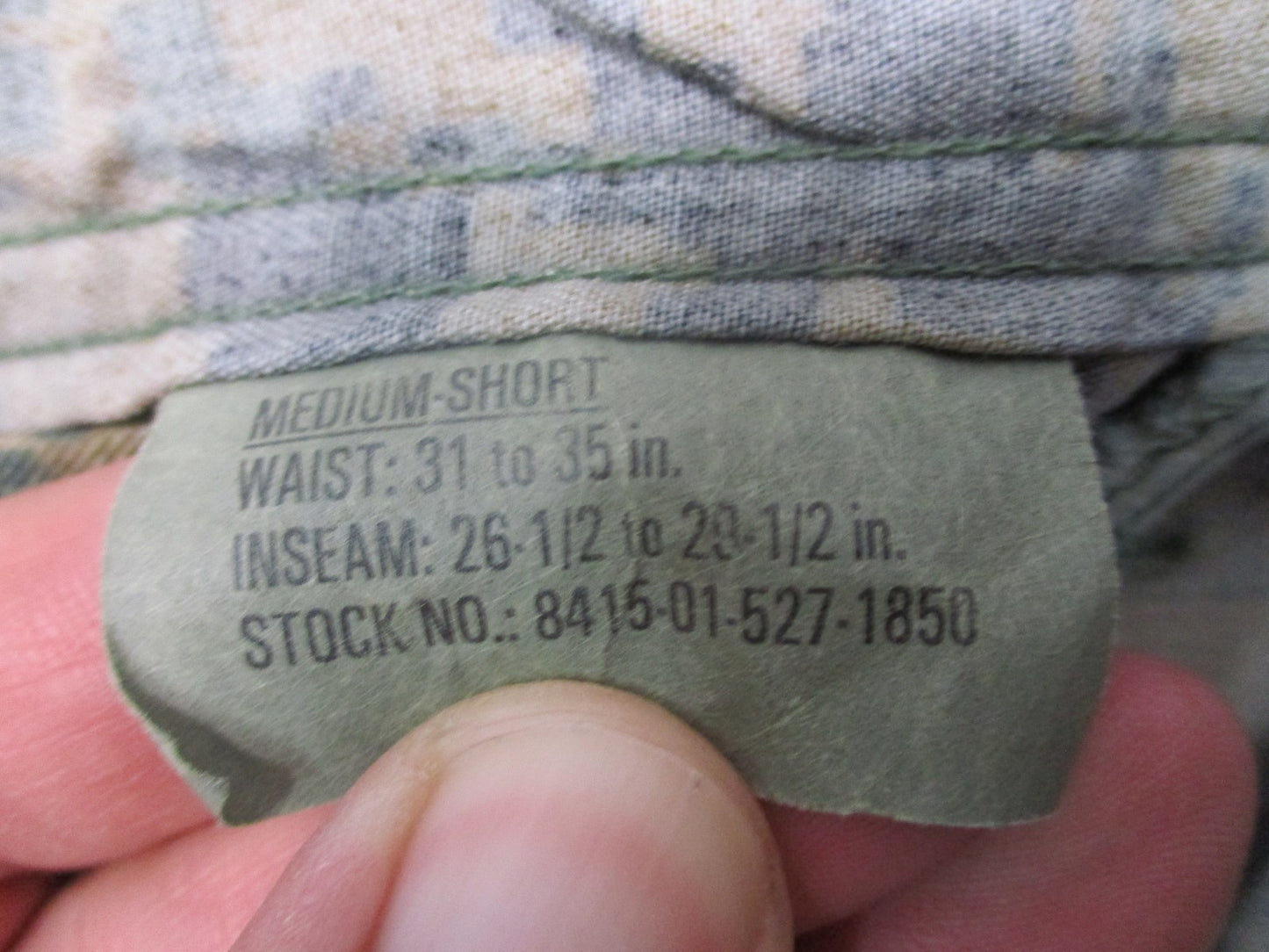 USMC Woodland MARPAT MCCUU Combat Trousers Pants Medium Short Genuine Military