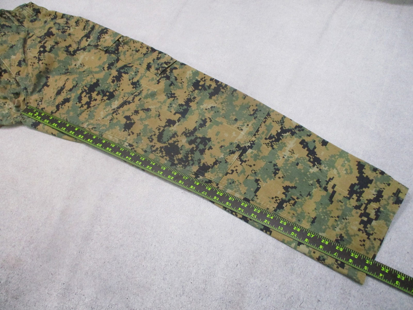 USMC Woodland MARPAT MCCUU Combat Trousers Pants Medium Short Genuine Military