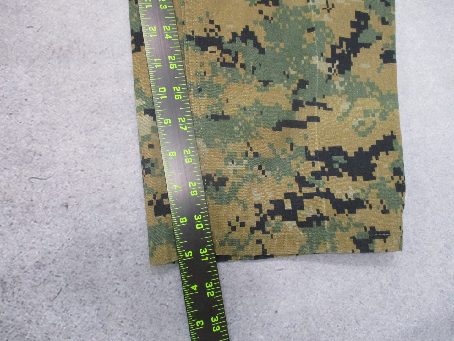 USMC Woodland MARPAT MCCUU Combat Trousers Pants Medium Short Genuine Military